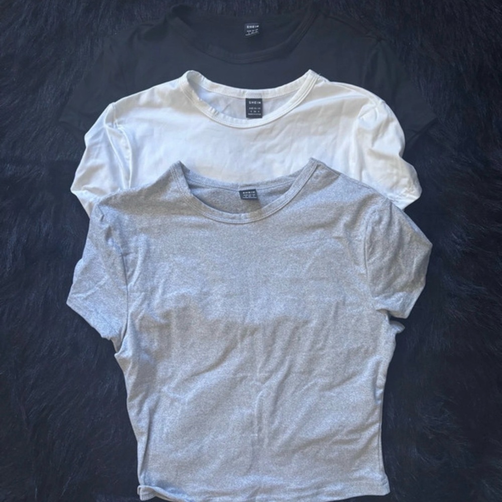 SHEIN Classic Gray T-Shirt